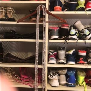 SILVER STUDDED SCARF